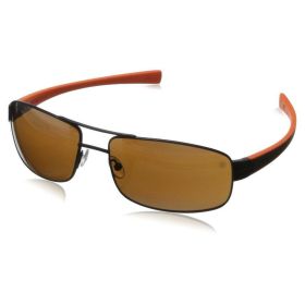 TAG Heuer 0251-212 LRS Brown Orange Polarized Brown Lens Sports Sunglasses