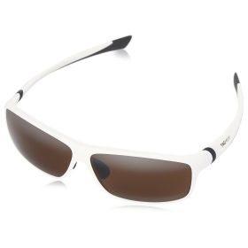 TAG Heuer 6024 107 27 Degree Rectangular White Polarized Sports Sunglasses