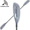 Kayak Paddle with Fiberglass Shaft and PP Blade, Floating Kayaking Oars, Adjustable 230-240 cm/ 90.5-94.5 Inches